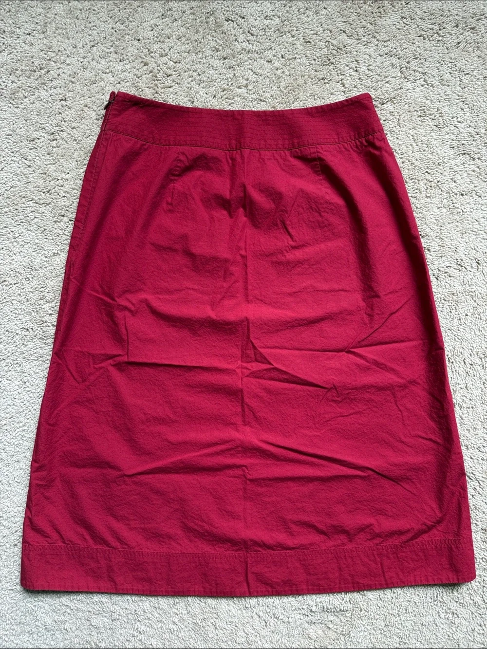 J. Crew Deep Red Pencil Skirt